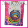 Wholesale hair accessories in blister card elastic band set