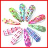 Wholesale Flower printing hair clip