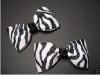 Wholesale Simple ZEBRA Basic Pig Tail Hair Bows Toddler SKS-05008