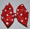 Wholesale Red Holiday Christmas Hair Bow SKS-05039