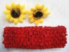 Wholesale 1.5" crochet headbands with 4" daisy flower/knitted headband/hair accessory HYL06939