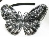 Wholesale Big fabric butterfly headband