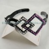 Wholesale 2011 fashion lady's black elastic hair band