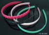 Wholesale 2011 HOT SELLING GIRLS' PLASTIC HAIRBANDS WIDTH IN 1CM