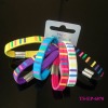 Wholesale HOT SELLING ELASTIC HAIRBANDS WITH RAINBOW STRIP PRINTED