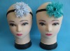 Wholesale HOT! Fashion knit headband flower Elastic hair band