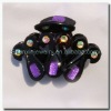 Wholesale 2011 hot lady's clear plastic hair extension clip