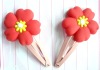 Wholesale sell 3D promotional soft pvc hair pins