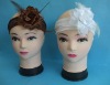 Wholesale HOT! Party headband Elastic hair band with feather