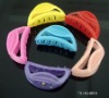 Wholesale FASHION WOMEN'S PLASTIC HAIRGRIPS IN SIZE OF 9 CM IN MULTICOLOR