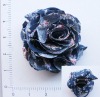 Wholesale ponytail holder with jeans flower