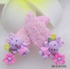 Wholesale Wholesale kid's snap nylon hair clip