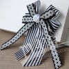 Wholesale Strip Print Hair Bows MYWB-021