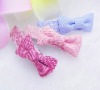 Wholesale Wholesale bow fabrics Hair barrette for baby girl toddler