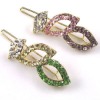 Wholesale 2011 newest fashion alloy rhinestone hair clip