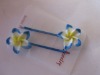 fashion polymer clay flower hairpin