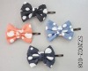 satin bow bobby pin