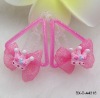 Wholesale wholesale kid's mini bow with crown hair clip