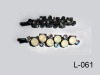 Wholesale Fashion alloy Crystal hair clips.Fabric Hair ornament