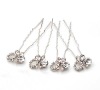 fashion rhinestone wedding hair pin jewelry