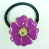 Wholesale Lady big purple flower hair accessory