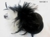 Wholesale mini hat feather hair clip