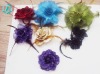 Wholesale colorful rose flower hairpin without feather