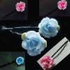 Wholesale handmade clay flower hairpin