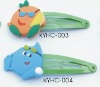 Wholesale Soft pvc hairpin for hair accessories