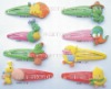 Wholesale Soft PVC hair pin with lovey cartoon