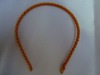 Wholesale fashion lady pu hairpin