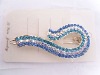 Wholesale cell rhinestone hair clip
