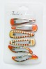 Wholesale hair accessory bright color hair clips