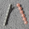 Wholesale Dreamland jewelry Latest Fashion hair accessory Pearl Hairclip Promotion alloy hairclip YSMJ-040