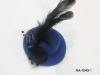 Wholesale mini hat feather hair clip