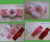 Wholesale Baby Daisy Flower Crochet Headband Hairband