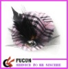 99 cent 2011 latest fashioanl hat hair clip with Feather