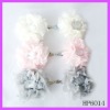 Wholesale Fashion fabric & mesh flower hair clip