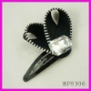 Wholesale Fashion zipper bow hair clip