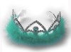 Wholesale PTY-004,Princess crown with feather