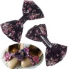 Wholesale office lady cotton bow shoe clip