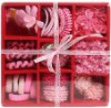 Wholesale fashion hair accessory set hair ornament festival hair accessory in pvc box christmas gift
