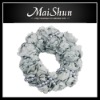 Wholesale Hot sell pearl decorated flower scrunchy