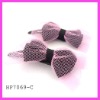 Wholesale Fashion mesh & satin bow hair clip