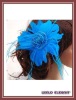 Wholesale Blue Feather Headband