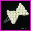 Wholesale Fashion pearl bow hair clip
