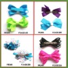 Wholesale Children Hair Clip with Ribbon Bow