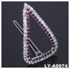Wholesale 2011 Trendy rhinestone hair clip