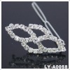 Wholesale 2011 Trendy rhinestone hair clip