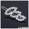 Wholesale 2011 Trendy rhinestone hair clip